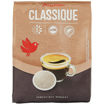 Auchan Kedvenc Kávépárna Classic 36 db