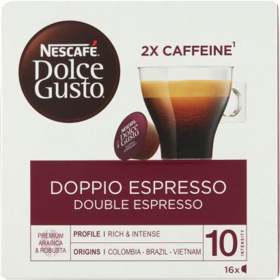 NESCAFÉ Dolce Gusto Doppio Espresso kávékapszula 16 x 8,5 g (136 g)