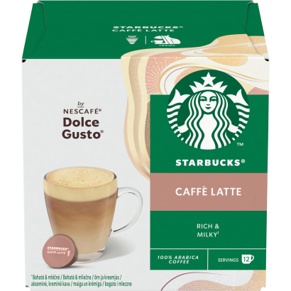 Starbucks by Nescafé Dolce Gusto Caffé Latte kávékapszula 12 db/12 csésze 121,2 g