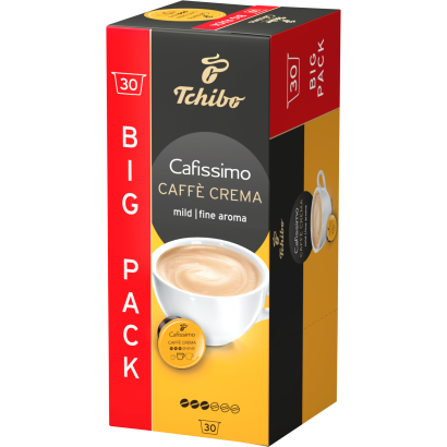 Tchibo Cafissimo Caffe Crema Fine Aroma kávékapszula 30 db 210 g
