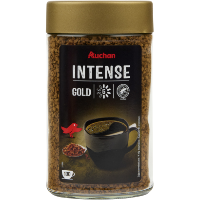Auchan Kedvenc Gold Intenso azonnal oldódó kávé 200 g