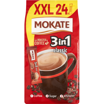 Mokate 3in1 Classic azonnal oldódó kávéspecialitás 24 x 17 g (408 g)