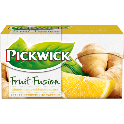 Pickwick gyümölcs és gyógynövénytea gyömbérrel, indiai citromfűvel és a citrom ízével 20 filter 40 g