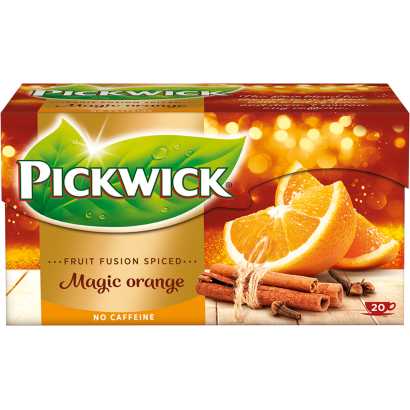 Pickwick Magic Orange gyümölcstea a narancs, a fahéj és a szegfűszeg ízével 20 filter 35 g