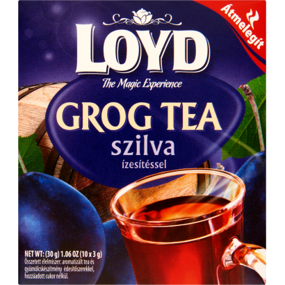 Loyd Grog tea szilva ízesítéssel 10 filter 30 g