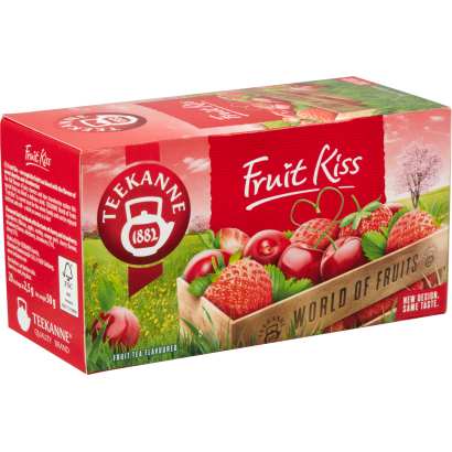 Teekanne World of Fruits cseresznye- és eperízesítésű gyümölcstea keverék 20 filter 50 g