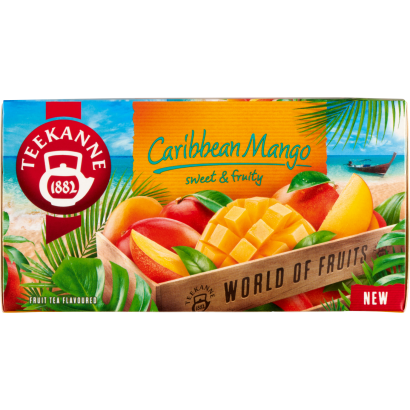 Teekanne World of Fruits mangó ízesítésű gyümölcstea 20 filter 45 g