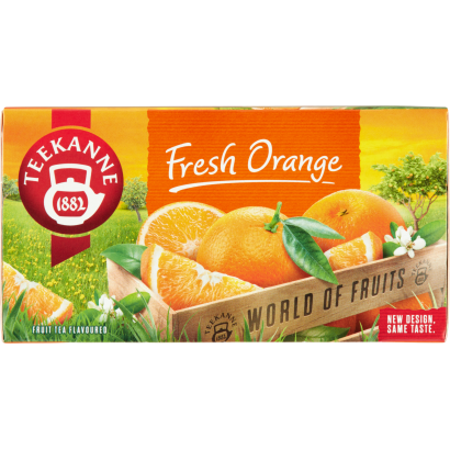 Teekanne World of Fruits narancsízesítésű gyümölcstea keverék 20 filter 45 g