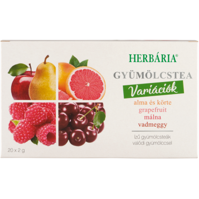 Herbária gyümölcstea variációk valódi gyümölccsel 20 filter 40 g