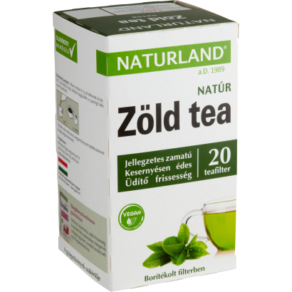 Naturland natúr zöld tea 20 filter 30 g