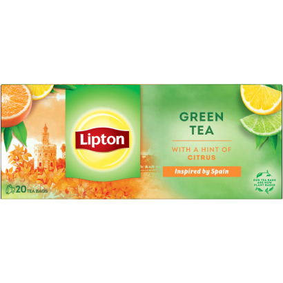 Lipton citrus ízesítésű zöld tea 20 filter 26 g
