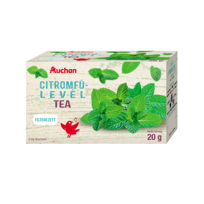 Auchan Kedvenc citromfű filterezett tea 20g