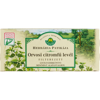 Herbária filterezett orvosi citromfű levél 25 filter 25 g