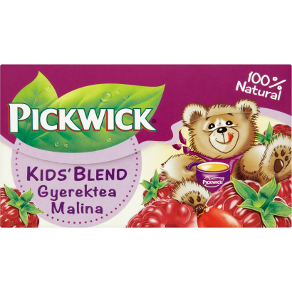Pickwick Gyerektea málnaízű rooibos tea málnadarabokkal 20 filter 30 g
