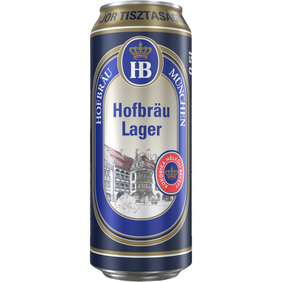 Hofbräu München Lager világos sör 4% 0,5 l