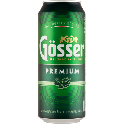 Gösser Premium minőségi világos sör 5,0% 500 ml