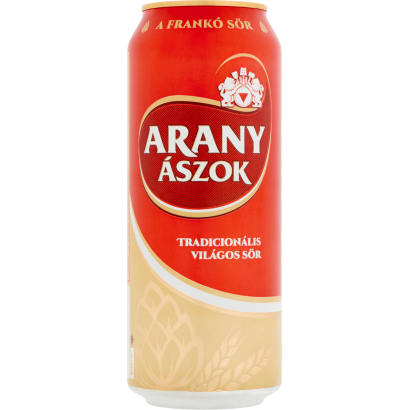 Arany Ászok tradicionális világos sör 4,3% 0,5 l