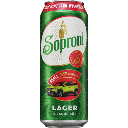 Soproni Lager világos sör 4,5% 500 ml