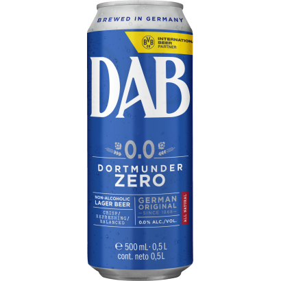 DAB Zero alkoholmentes világos sör 0% 500 ml