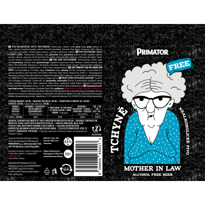 Primator Mother in Law alkohol mentes 0,5L max 0,5%
