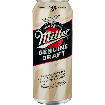 Miller Genuine Draft világos sör 4,7% 0,5 l