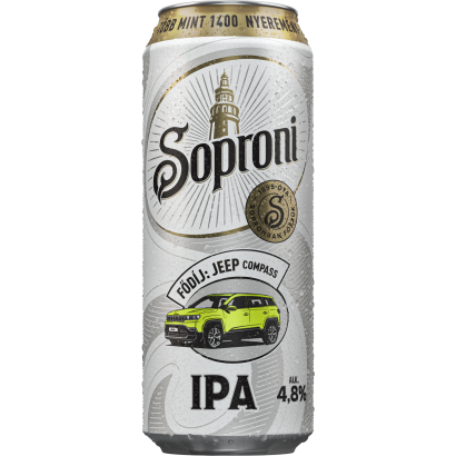 Soproni IPA szűretlen felsőerjesztésű sörkülönlegesség 4,8% 500 ml