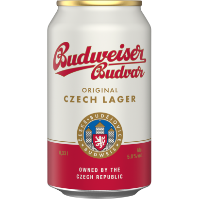 Budweiser Budvar Original cseh prémium világos sör 5% 0,3 l