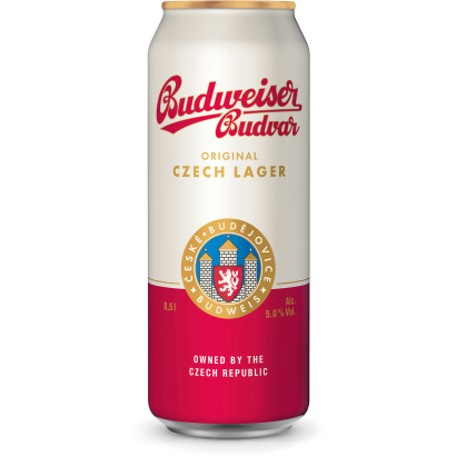 Budweiser Budvar Original cseh prémium világos sör 5% 0,5 l
