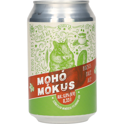 Auchan Kedvenc Mohó mókus PALE ALE dobozos 0,33 L