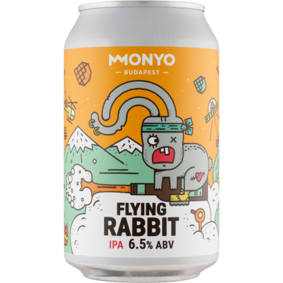 MONYO Flying Rabbit India Pale Ale típusú szűretlen felsőerjesztésű sör 6,5% 330 ml