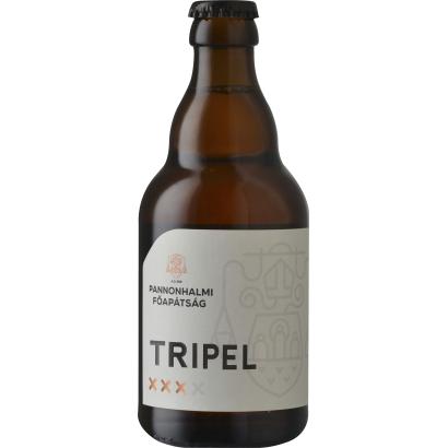 Pannonhalmi Főapátság Sörfőzde Tripel szűretlen világos sör 8% 0,33 l