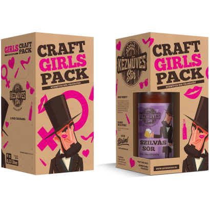 Kézművesör Craft Girl Pack 4x0,33 L