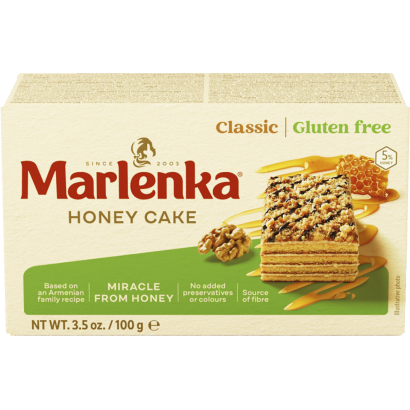 Marlenka gluténmentes mézes torta dióval 100 g