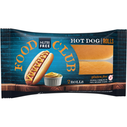 Nutrifree glutén - és laktózmentes hot-dog 65 g