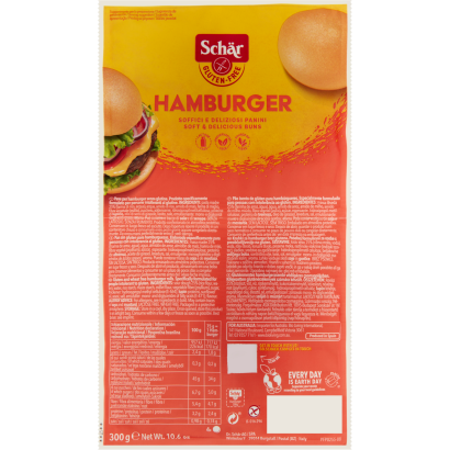 Schär gluténmentes hamburgerzsemle 300 g