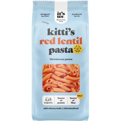It's Us Kitti's gluténmentes vöröslencse penne cikóriainulinnal 200 g