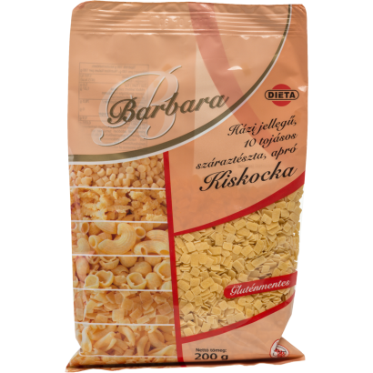 Barbara apró kiskocka 10 tojásos gluténmentes száraztészta 200 g