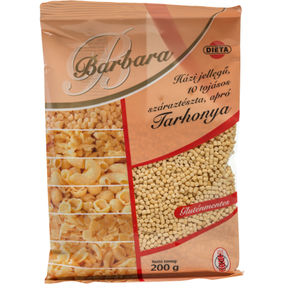 Barbara apró tarhonya gluténmentes 10 tojásos száraztészta 200 g