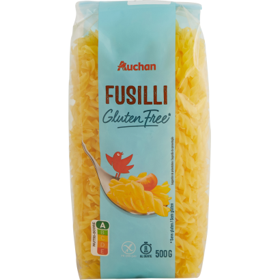 Auchan Kedvenc gluténmentes fusilli száraztészta 500 g