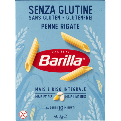 Barilla penne rigate gluténmentes apró száraztészta 400 g