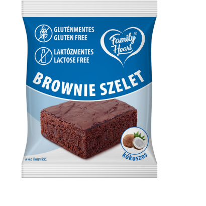 Family Heart glutén- és laktózmentes brownie kókuszos 30 g