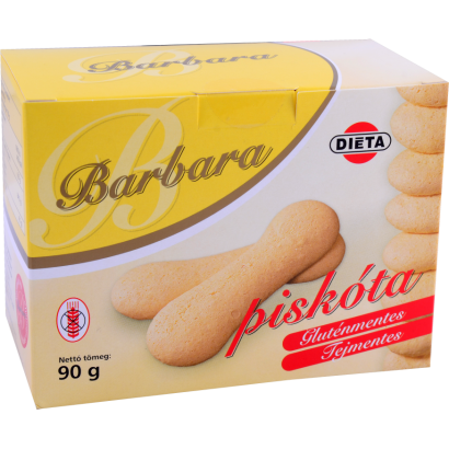 Barbara gluténmentes piskóta 90 g
