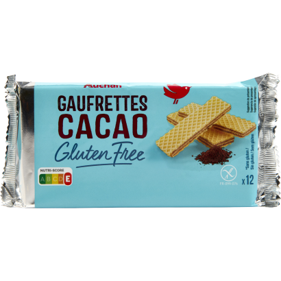 Auchan Kedvenc Gluténmentes Kakaós nápolyi 125 g