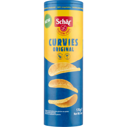 Schär Curvies Original gluténmentes chips 170 g