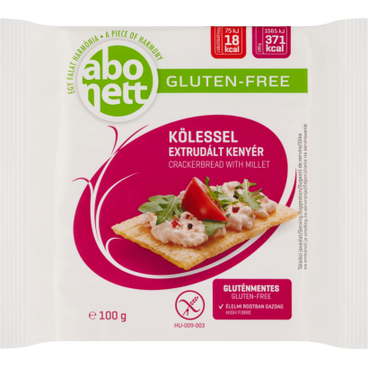 Abonett gluténmentes extrudált kenyér kölessel 100 g