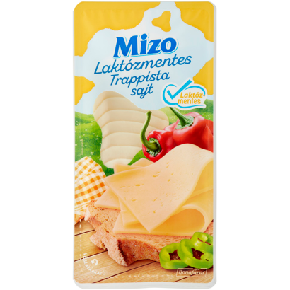 Mizo szeletelt laktózmentes trappista sajt 100 g
