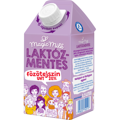 Magic Milk UHT laktózmentes főzőtejszín 20% 0,5 l
