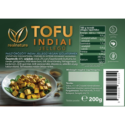 Real Nature Tofu Indiai  200 g