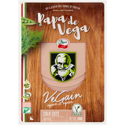 Pápai Papa de Vega szeletelt vegán szendvicsfeltét 100 g