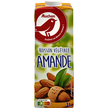 Auchan Kedvenc mandulás növényi ital, kalcium forrás, UHT 1 l